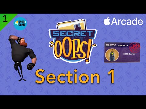 Secret Oops!: Section 1 , Level 1-1 To 1-5 , Apple Arcade Walkthrough