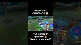 “0% Chance to Win… But We Pulled an EPIC Comeback 🔥 | MLBB Short”#MLBB#EpicComeback#Shorts#MLBBIndia