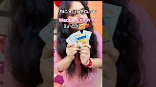 Affordable Facial in Rs 40/- #shorts #skincare #skincareproducts #viralshorts #skincareroutine