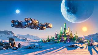 The Crystal Realm: Elysian Sanctuary | 4K Relaxing Piano & Healing Ambient Music