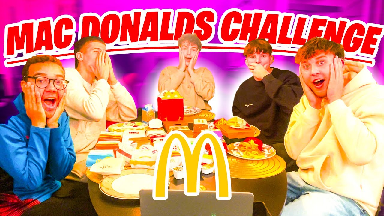 HELE MENU VAN DE MCDONALDS BESTELLEN!
