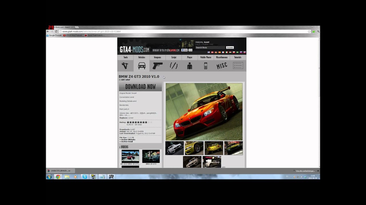 GTA IV How to Install Car Mods PC - YouTube