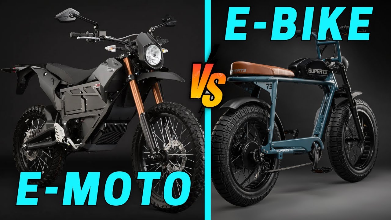 eBike vs Electric Motorcycle - What's the Real Difference? - YouTube