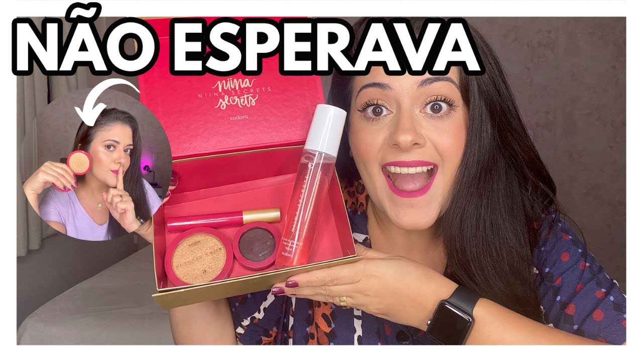 É tudo isso? Testando as Makes da Niina Secrets | Eudora | Pele Oleosa