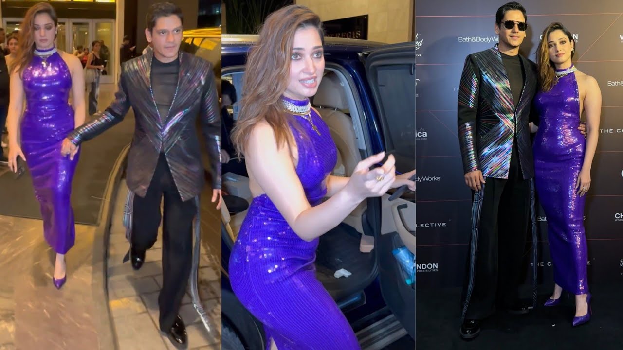 Таманна Бхатия и Виджай Верма прибыли на GQ Awards 😍💖📸