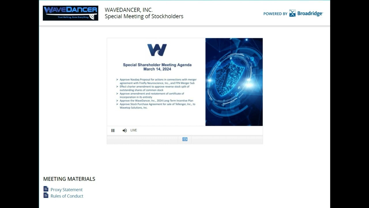 Revolutionizing Healthcare with AI: Firefly & Wave Dancer Merger | 2,338 Patents Approved!