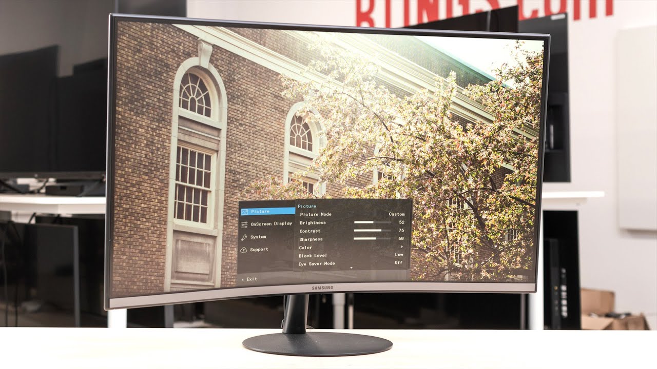 Samsung T55 Monitor Review Curved for Your Convenience YouTube