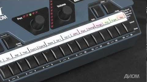 Making Color-Coded Labels for the Aviom A-16II Personal Mixer