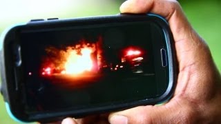 Cell phone video captures Joliet house fire