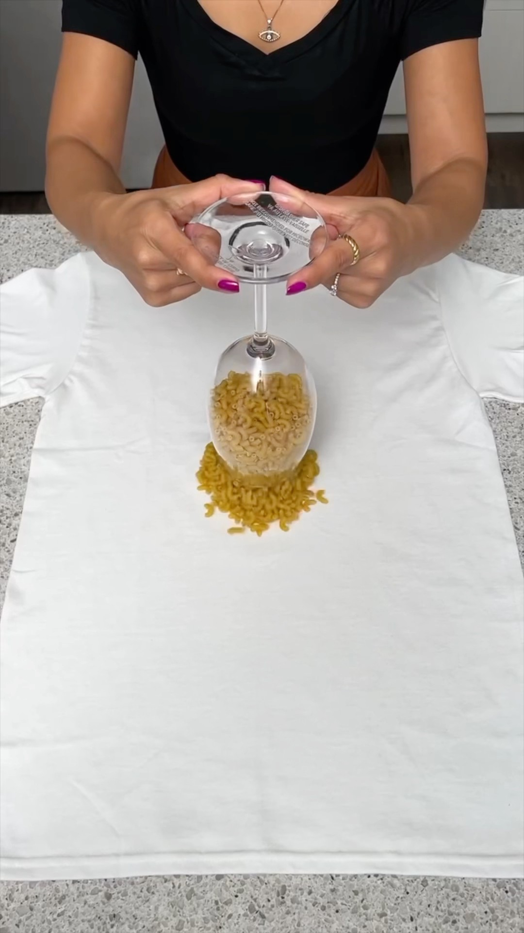 Pasta on T-Shirt? NOT APPROVED @theshabakitchen