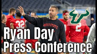Brian Hartline Leaving Ohio State For USF: Ryan Day Press Conference LIVE