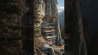 From Solid Mountain to Luxury Glass House | Full Timelapse