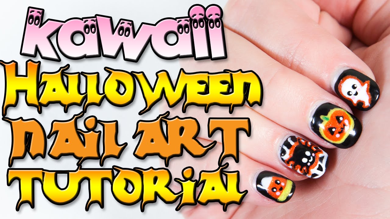 KAWAII HALLOWEEN NAIL ART TUTORIAL | Halloween 2015