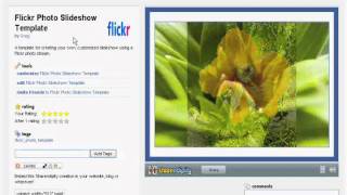Flickr template creation Flickr template creation