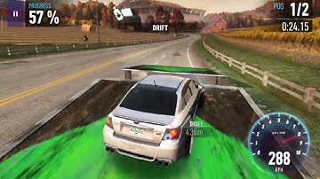 nfs no limits, underground rivals, county mile, Subaru Impreza WRX STI VS Subaru BRZ 