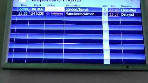 Fids3 Flight Information Display System