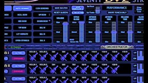 70 DVZ Strings Demo - 18th Century Strings - www.audioimpressions.com