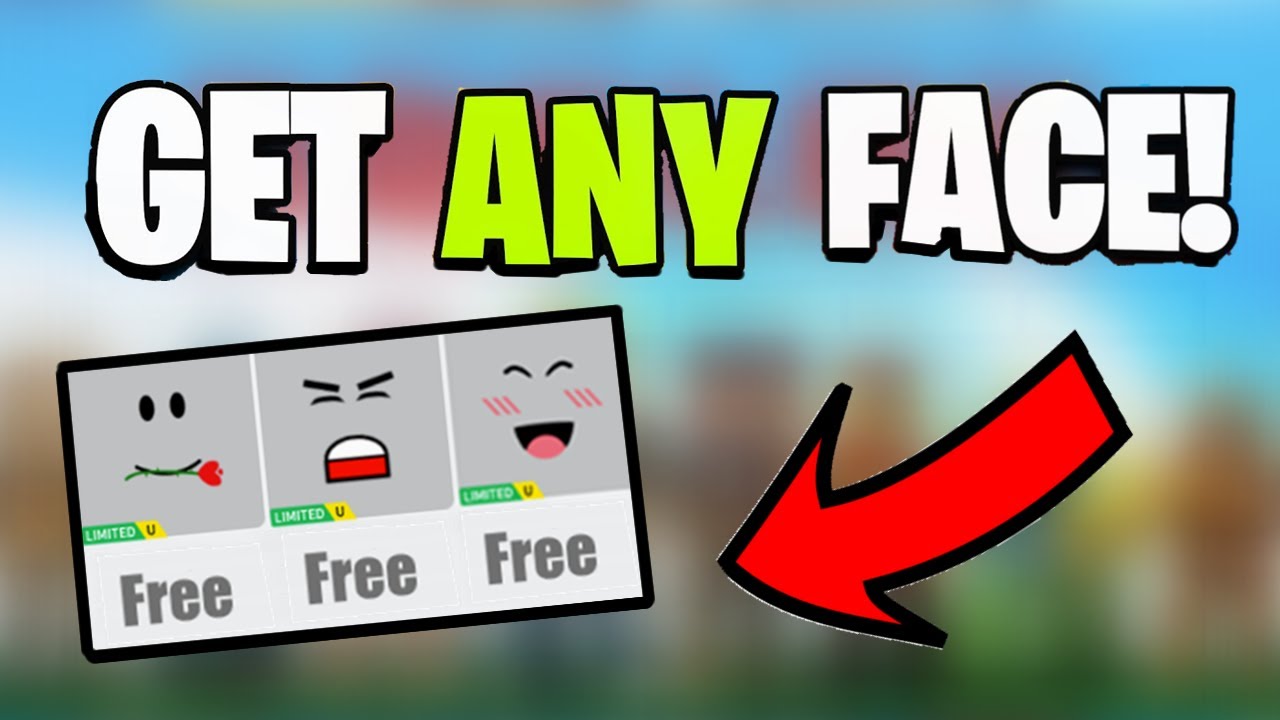 HOW TO GET ANY FACE FOR FREE ON ROBLOX 2022