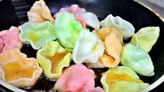 【揚げるだけ】激安！業務スーパーにも売ってるえびせんの揚げ方！