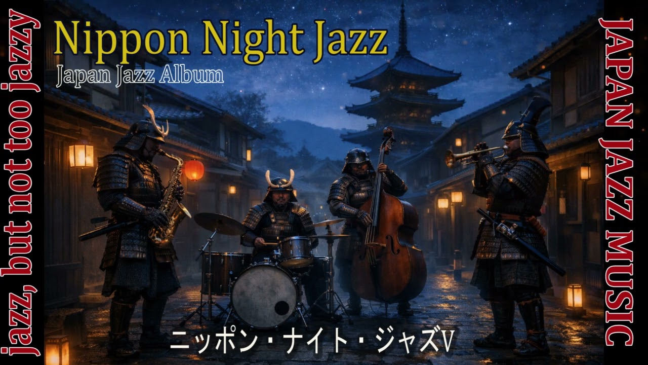 Japan Jazz Music | Late Night Smooth Jazz in Traditional Town | Track 27