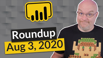 Power BI visuals, DAX Studio and more... (Roundup | August 3, 2020)