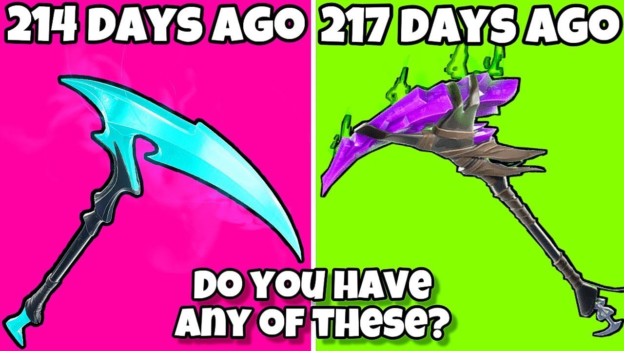 10 RAREST ITEM SHOP PICKAXES IN FORTNITE! (RANKING RARE FORTNITE PICKAXES)