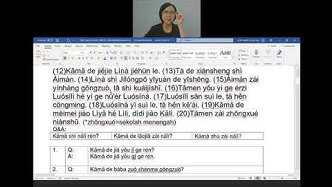 TMC401 MASTERING COMPREHENSION (LIJIE) SET 1 BY PM DR LOW HIANG LOON YES