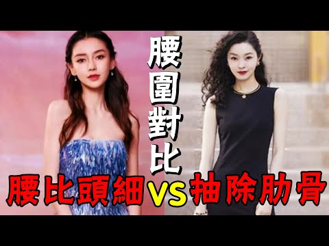 【女星】的【腰圍】有多離譜，宋趙麗穎腰比頭細，吉娜被說抽肋骨楊冪#李溪芮#迪麗熱巴#唐藝昕#小S#Angelababy#程瀟#姜貞羽#劉 雯#袁姍姍#金晨#張天愛#佟麗婭#宋妍霏