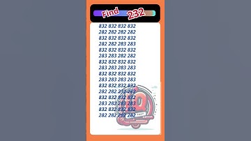 IQ Test 232 #s #short #maths #mathstricks #puzzle #mathpuzzle #iqtest #iqtestonline #iqpuzzle
