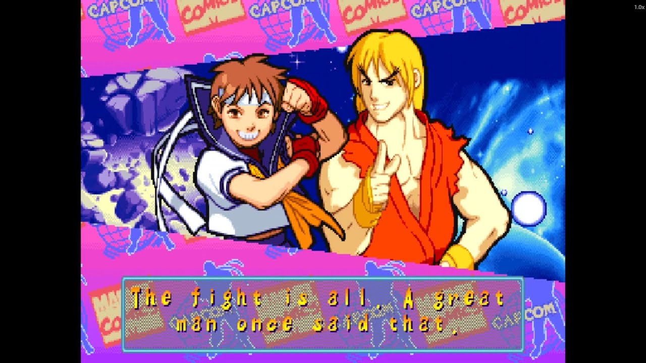 KEN & SAKURA — Masters and Mentors! | Marvel Super Heroes vs Street Fighter Arcade Duo