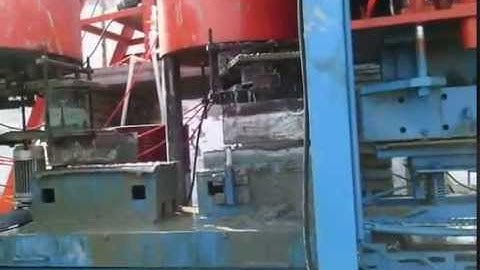 double layer terrazzo tile press machine Onsite Video