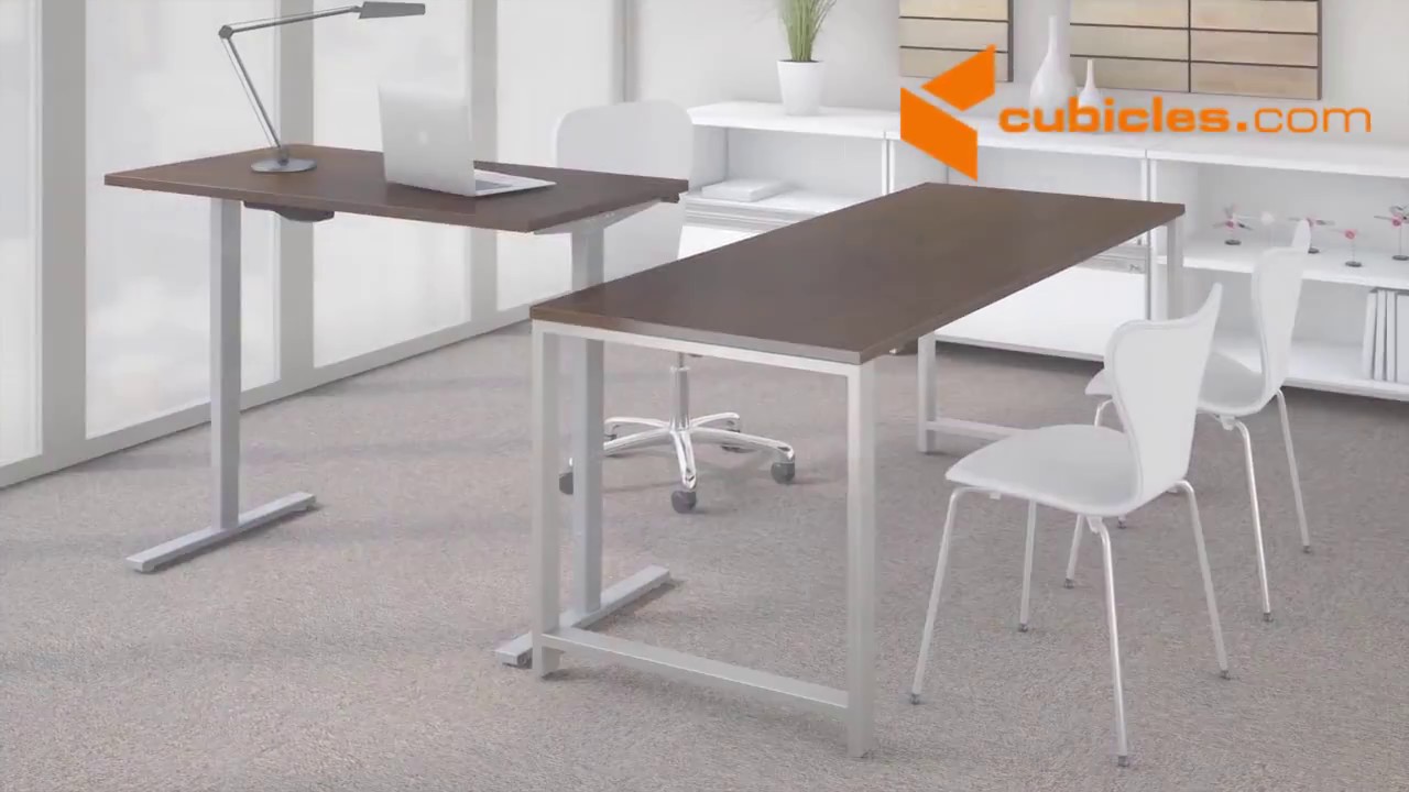 Cubicles Height Adjustable Standing Desk Youtube