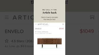 Make an Envelo Console by Article with this IKEA hack from Norse Interiors screenshot 3