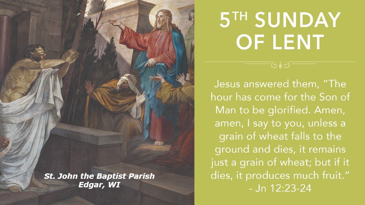 5th Sunday of Lent Sunday Mass March 17, 2024 YouTube