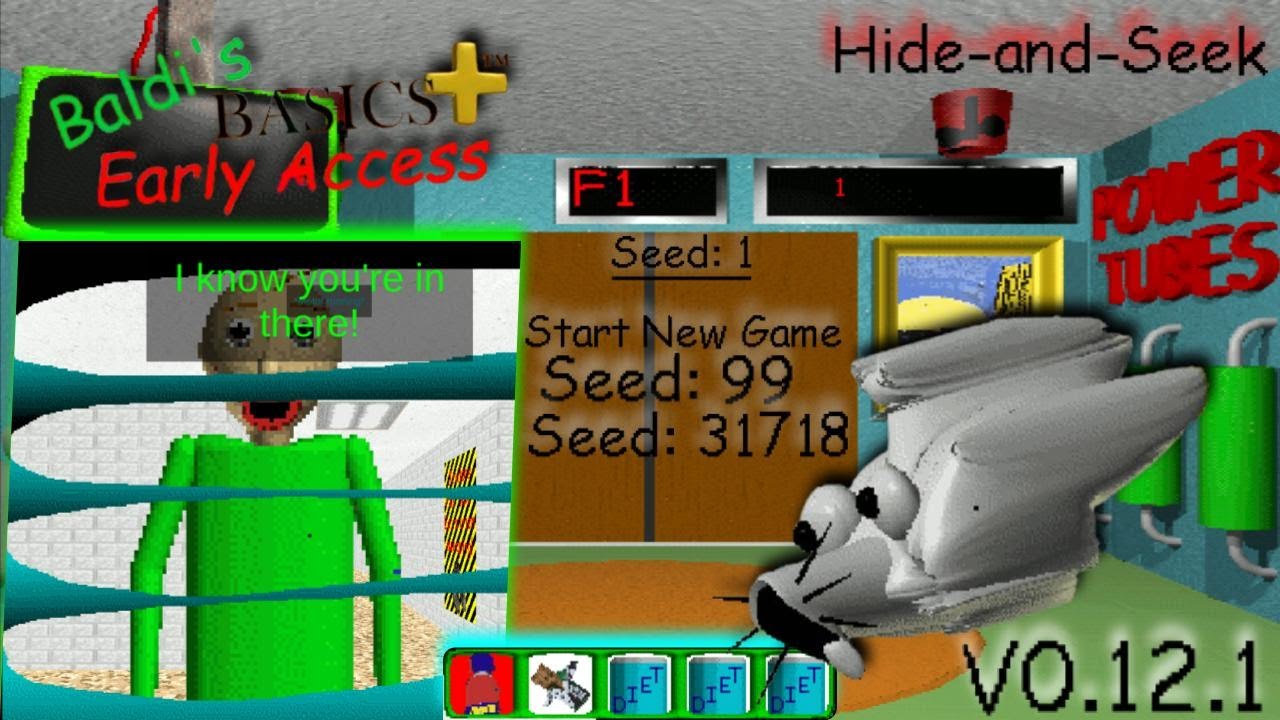 Setting The Seeds!!! - Baldi's Basics Plus V0.12.1/V0.12.2 #15 - YouTube