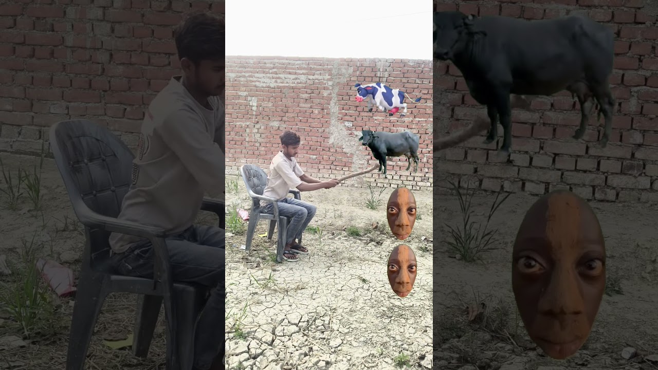 cow,, buffalo,, goat,, lion VFX magic //youtube shorts