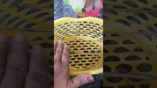 पुरानी टोकरी फेकने से पहिले ए वीडियो जरूर देखे #short#kitchenhacks #kitchentips #oldbasketreuse#hack