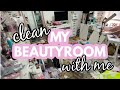 CLEAN My BeautyRoom With Me!!! Beauty Room Organization 2020