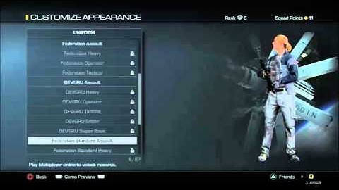 call of duty ghost character customization
