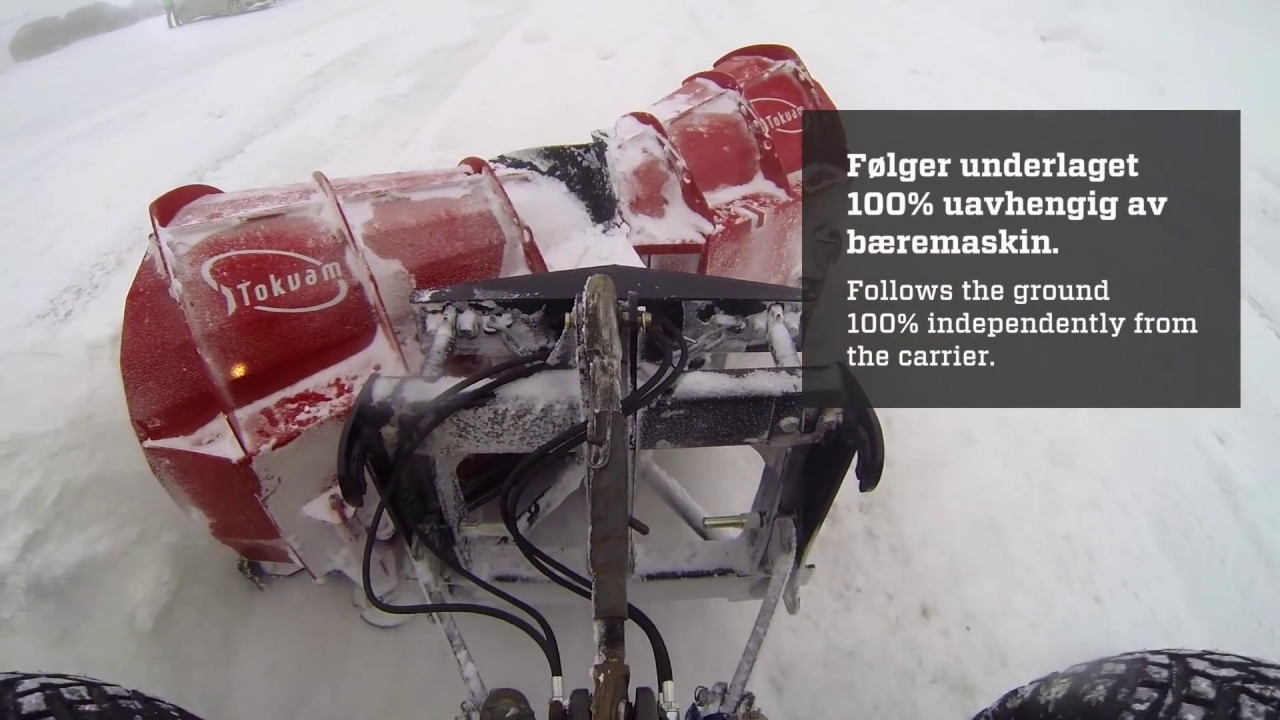 FlexFlow - Snøplogen følger underlaget | Snow plow follows the ground