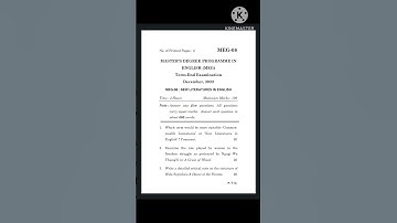 MEG - 08 , Dec,2022 question paper, 12/2022
