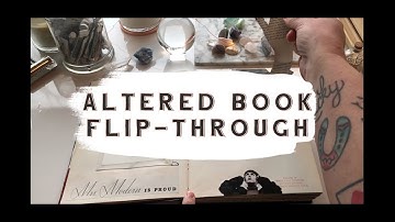 New altered book flip through - Joyful Art Journaling