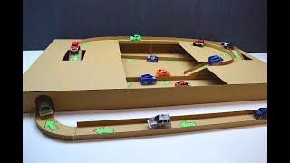 DIY Magic track with magic cars out of cardboard by KmiX 3,219 views 3 months ago 8 minutes, 42 seconds