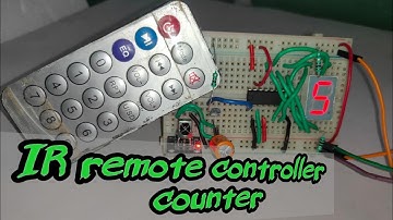IR COUNTER without microcontroller.. by 4026 ,7-segment display