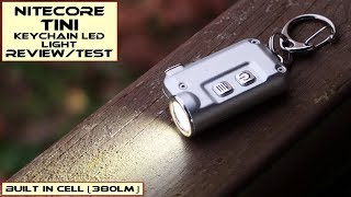 Nitecore TINI Mini LED Keychain Light: Review & Test screenshot 1