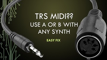 Simple Fix midi trs A/B to ANY synth!