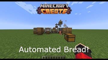 How to make an Automated Bread Farm in Create Mod | 1.21.1