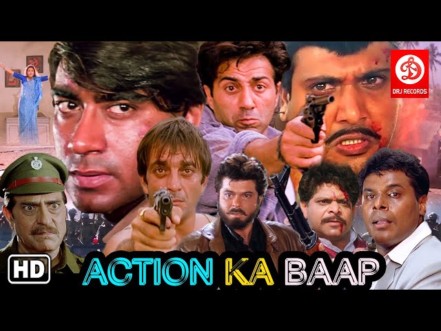 Action Ka Baap - Ajay Devgan - Sunny Deol - Sanjay Dutt - Govinda - Top Bollywood Action Scenes class=