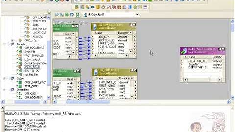 Creating a #Cube and #Dimension in #Informatica and #Mapping Concept