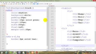 Css table part 3